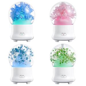 Wholesale 7 Color Disinfectant Diffuser LED Eternal Immortal Flower Essential Oil 100ML from china suppliers