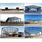 Customized Steel Building Shed Lightweight Metal Workshop Garage Quake Proof