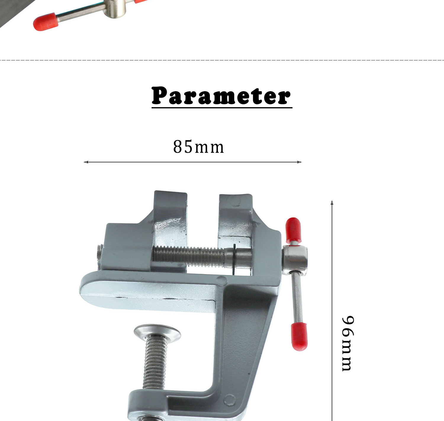 Mini Bench Aluminium Alloy Jewelry Accessories Tools Vise Clamp