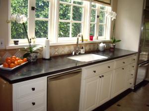Wholesale Countertops - Absolute Black Granite Countertops For Kitchen Design from china suppliers