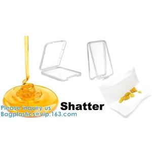 Branded Slim Shatter Container Case Clear With Your Logo, Shatter Wax Packaging,