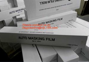 Wholesale For Painting Plastic Chemical Resistance Overspray Masking Film, LDPE masking film black/white coex for industrial use from china suppliers