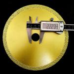 150×1.6/2.4×8×22.23mm Vacuum Brazed Diamond Saw Blade For Cutting Cast Iron