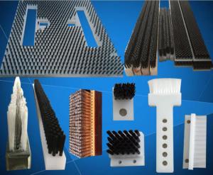 Wholesale PBT Filament Gate Shockproof Flat Lath Metal Channel Strip Brushes from china suppliers