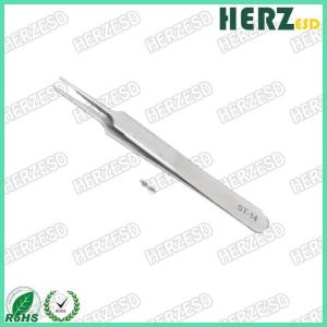 Wholesale No Rust Electrostatic Discharge Tools / Super Sharp Tweezers Length 110mm from china suppliers