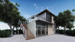 BOX SPACE 20ft 40ft Green Garden Buildings Second Hand Container House Mobile