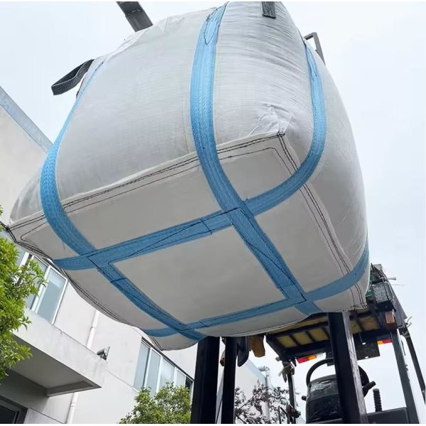 Heavy Duty Bulk Ton Bag Belt Flat Bottom With Reinforced Sling UV Treated
