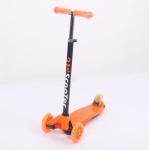 LED Light Up 3 Wheel Kick Scooter Aluminum Adjustable Handle T-Bar