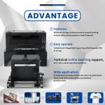 140KG DTF Printer Double Head XP600 Powder Shaker Oven Direct to PET Film Inkjet