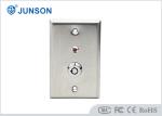 DC36V Door Release Key Switch Sandblast Stainless Steel NC COM