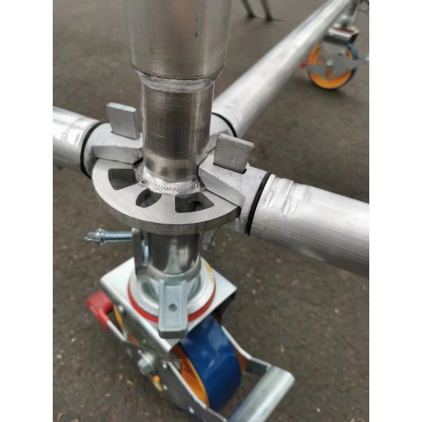 Customized Aluminum Ringlock Standard Ledger Diagonal Brace Scaffolding Parts