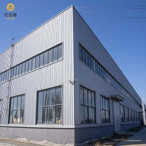 Wholesale Modern Design Steel Structure Building With Steel Sheet Roof And Welded Connection from china suppliers
