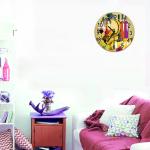 Separates Modern Mantel Home Decor Wall Bedroom Clock for Sublimation Glass