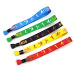 Woven Cloth Fabric Wristbands For Concert Promotion Events Rromotional Gift