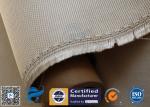 800℃ Silica Fabric Brown 35OZ 91.44CM High Strength Heat Resistant Fire Blanket