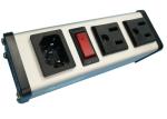 Industrial Power Strip PDU Power Distribution Unit With 2 Way Outlets 125V 15A