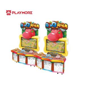 Wholesale 220V Dino Rock Kids Coin Op Arcade Machines 3 Players Large LCD Screen from china suppliers