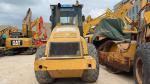 Original Color Used Caterpillar CS-683E Single Drum Road Roller In Excellent