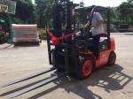 Steel Bar / Roll Material Handling Equipment Diesel Forklift One Year Warranty