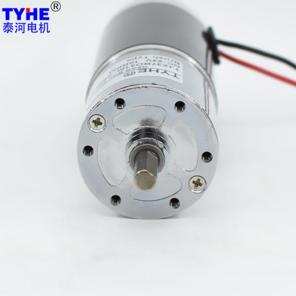 Dia 37mm 12v 24V 2nm Brushed Dc Gear Motor 3000 Rpm 180 Rpm 60 Rpm 20W 10W