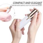 Wireless 2 In 1 Women'S Lipstick Shaver For Eyebrow Nose Hair Trimmer