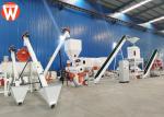 Ribbon Mixing Chicken Feed Pellet Machine 12mm 60kw