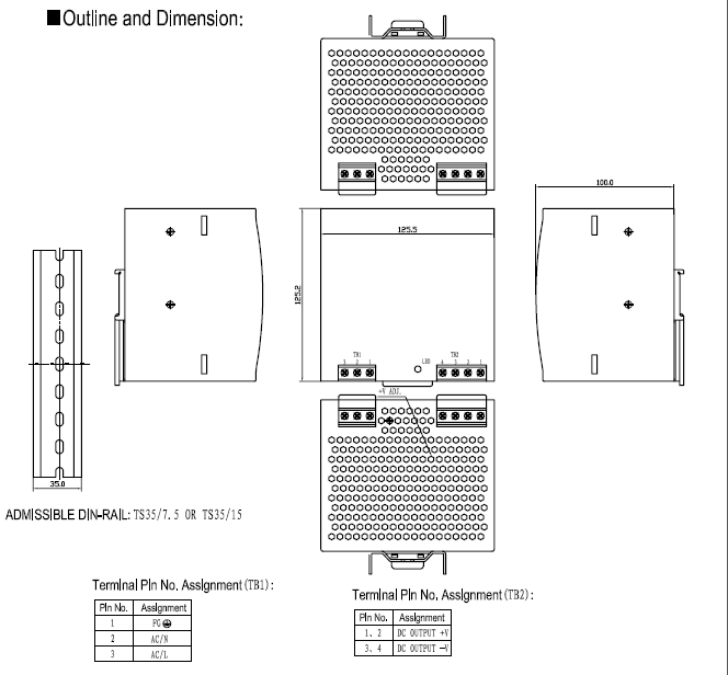 Power Supply--DR-240 Universal AC input/ full range