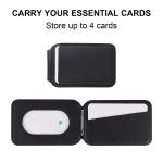 PU Leather MagSafe Wallet Stand Customizable With Embossed Or UV Print Logo