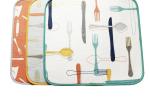 Folding Printed Microfiber Absorbent Dish Drying Mat