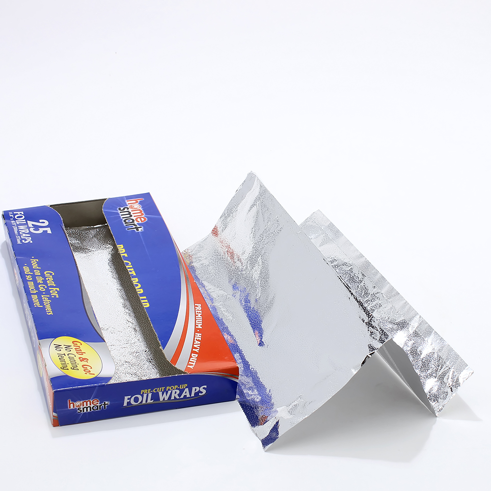 Customized Disposable Aluminum Foil Paper Sheet for Food Packaging and Household BBQ