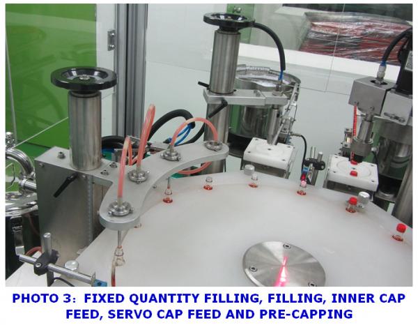 2 Nozzles Nail Polish Filling and Capping Machine for Small Dose