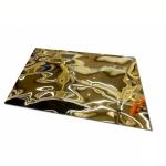 Hammered Gold Stamped Stainless Steel Sheet Rustproof Scratch Resistant