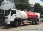 SINOTRUK HOWO 24m3 Bulk LPG Tank Trailer For Dispensing Cooking Gas