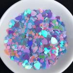 Non-Toxic 1MM 3MM 4MM Heart Mixed Heart Shapes Sequins for Wedding Party Home