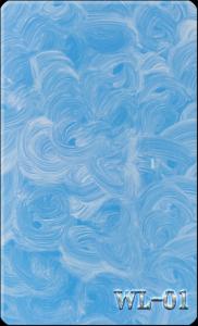 Wholesale 3-10mm Thick Blue Whirlpool Pattern Acrylic Sheet Home Furniture Decor from china suppliers