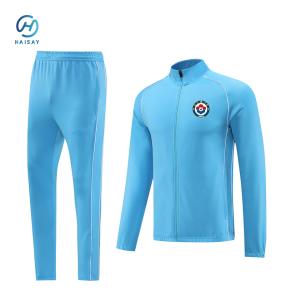 Wholesale Winter Practice Football Tracksuit with Quick Dry Polyester Fabric and Team Logos from china suppliers