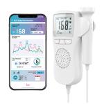 Medical Ultrasound 50~240bpm Fetal Heartbeat Detector With Bluetooth