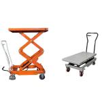 Portable 300Kg Payload Capacity Platform 39.76in * 20.47in Hydraulic Scissor