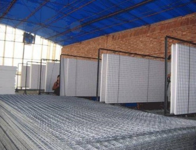 BWG14 To BWG24 4x4 Galvanized Welded Wire Mesh Panels Made from Q195 Low Carbon Steel for 3D EPS Panels