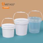 Round Shape 3L Food Grade PP Plastic Pails Customized Personalized Logo With