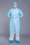 Unisex AAMI Level 2 18g PP Disposable Isolation Gown