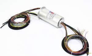 Wholesale Smooth Rotation Big Bore Slip Ring Low Torque Gold To Gold Material 300RPM Speed from china suppliers