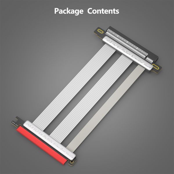 Best Brand PCI-E Express to Pci Adapter 16X Flexible Riser Cable PCIE 5.0 (180 Degree )GPU Extension Card