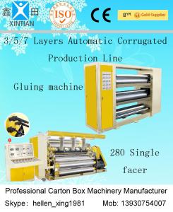 Wholesale CE Corrugated Paper Carton Making Machine A B Flute Profiles 50Hz 380V Three Phase from china suppliers