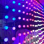 Outdoor Motif LED Point Light , Ball Shaped Christmas Lights 3D Luminous 50MM