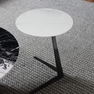 Alkali Resistant Rock Plate Nesting Coffee Table Modern Circular Shape