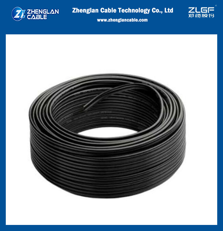 PV DC Solar Cable Black For Solar Panels Connection 1.5KV DC H1Z2Z2-K TUV Certificated