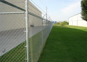 Wholesale 6ft Tall Galvanized Commercial Plain Or Barb Wire Top Fence From Factory Supply from china suppliers