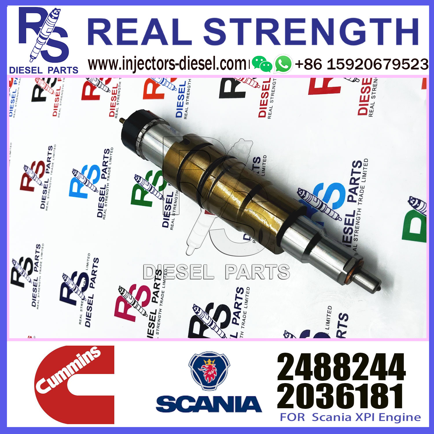 2057401 Diesel Engine RDC13A DC16A XPI Fuel Injector 2232307 574423 2057401 2086663 2488244