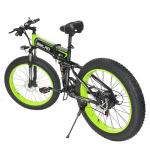 1000 Watt Fat Tire Folding Electric Bike S11 SMLRO 4.0in Width 150kg